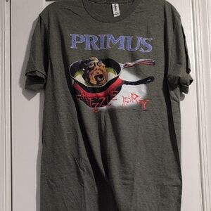 Primus Drizzle Fry Olive Green Tultex Graphic Tee